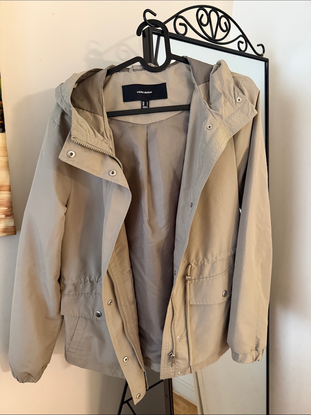 Vero Moda Light olive Hooded Utility Jacket - Picture 5 of 6